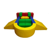 Мягкий напольный конструктор Звездолёт